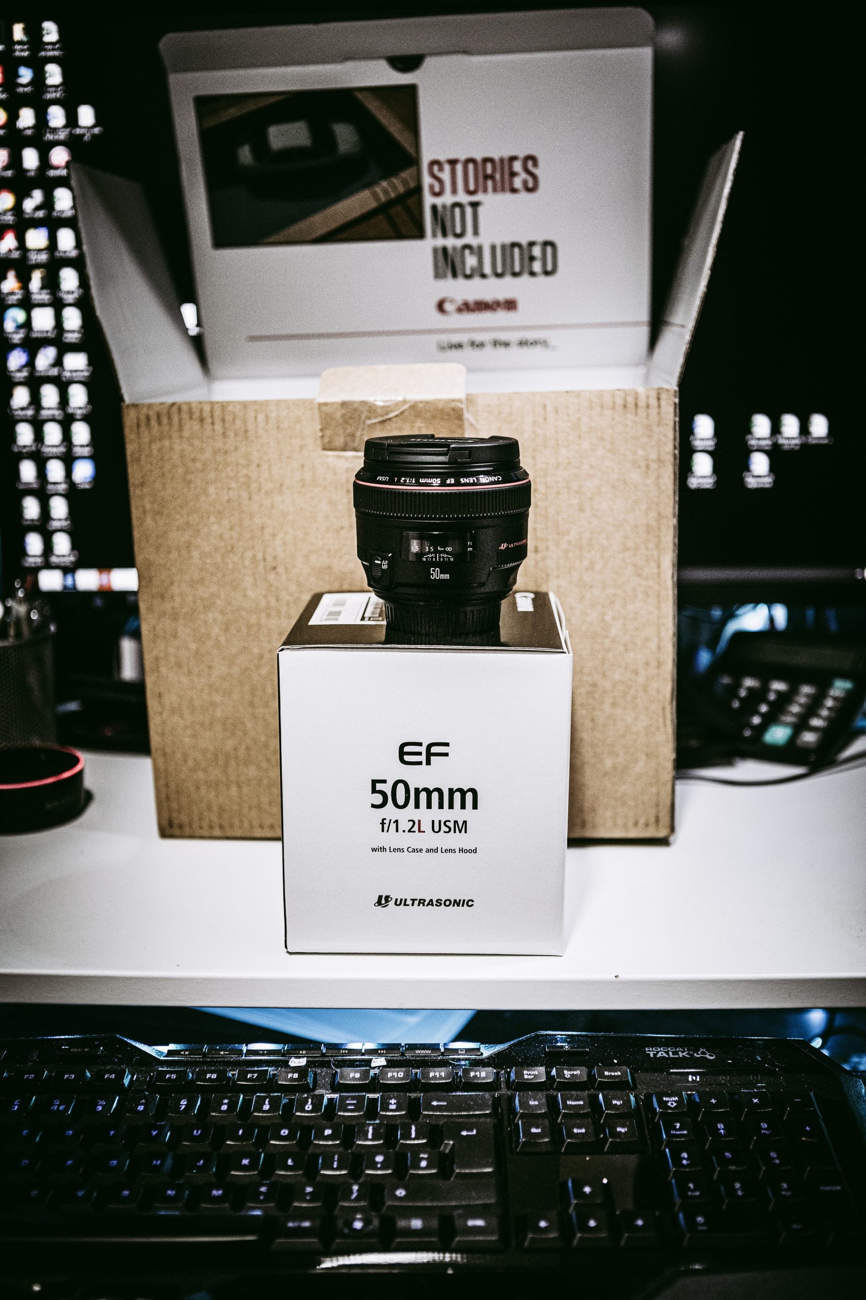 Canon lens 50mm 1.2 L